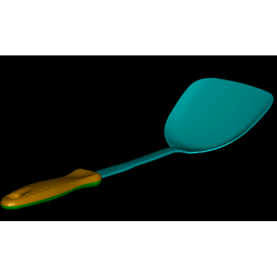  stainless steel spoon with Melamine handle